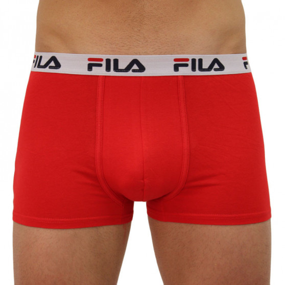 2PACK Boxershorts för herrar Fila röd (FU5016/2-118)