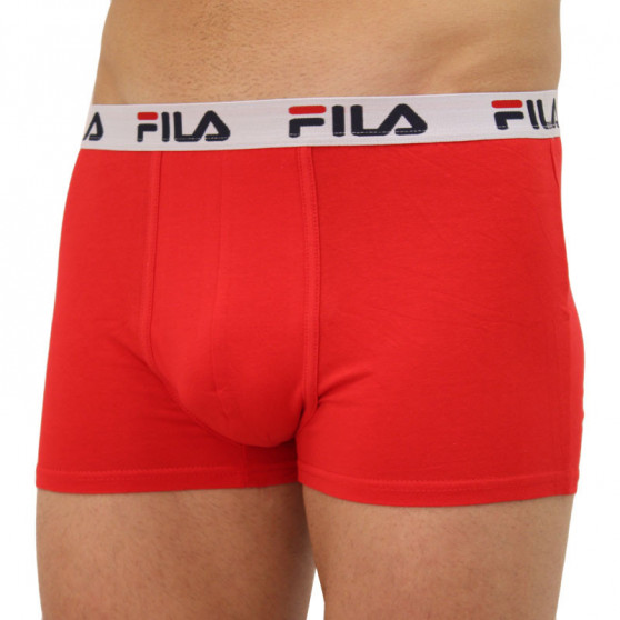 2PACK Boxershorts för herrar Fila röd (FU5016/2-118)