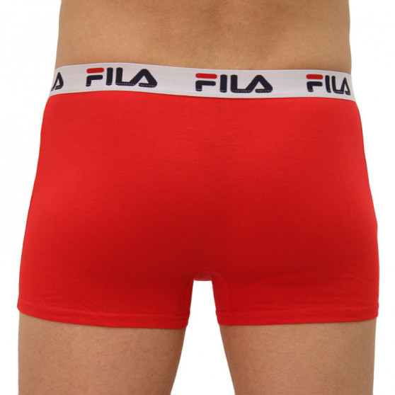 2PACK Boxershorts för herrar Fila röd (FU5016/2-118)