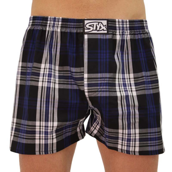 Boxershorts för herrar Styx klassisk elastisk flerfärgad (A840)