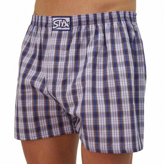 Boxershorts för herrar Styx klassisk elastisk flerfärgad (A102)