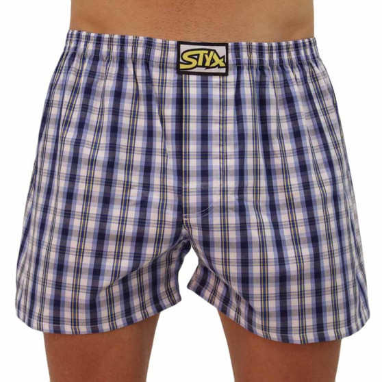 Boxershorts för herrar Styx klassisk elastisk flerfärgad (A106)