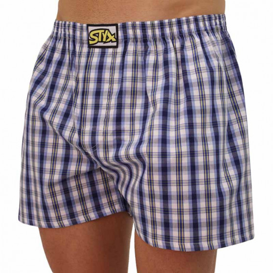 Boxershorts för herrar Styx klassisk elastisk flerfärgad (A106)