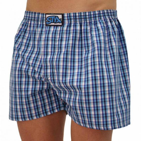 Boxershorts för herrar Styx klassisk elastisk flerfärgad (A101)