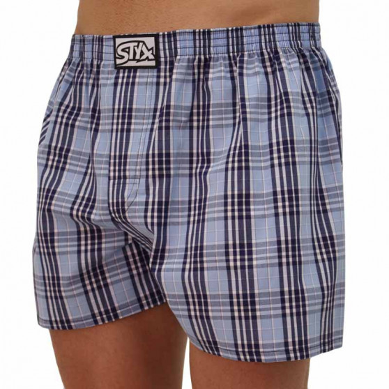 Boxershorts för herrar Styx klassisk elastisk flerfärgad (A104)