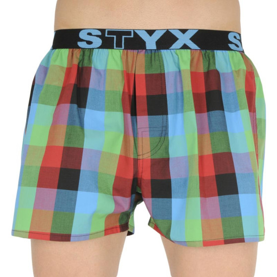 Boxershorts för herrar Styx sport elastisk flerfärgad (B836)