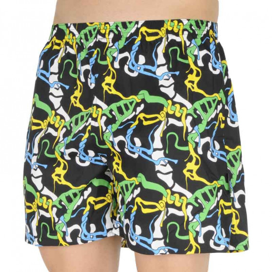 Hemma boxershorts för herrar med fickor Styx jungle (D956)