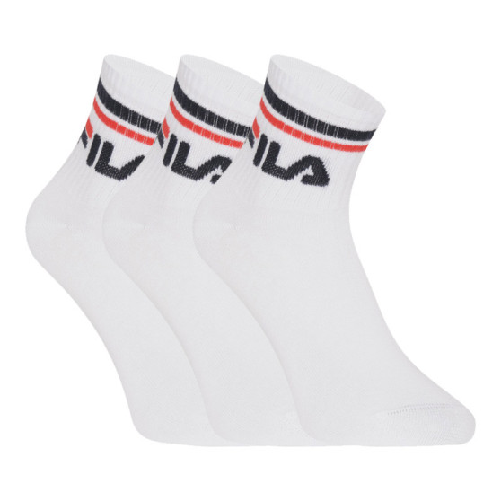 3PACK strumpor Fila vit (F9398-300)