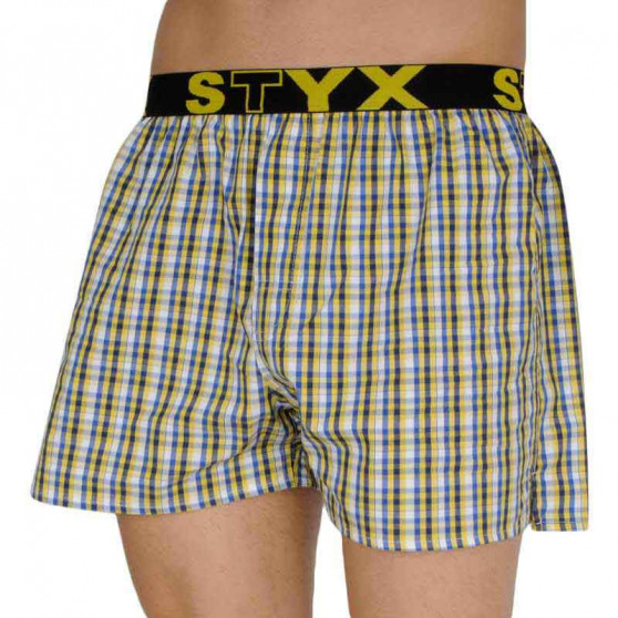 Boxershorts för herrar Styx sport elastisk flerfärgad (B107)