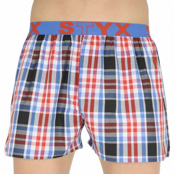 10PACK Boxershorts för herrar Styx sport elastisk flerfärgad (B8313234567890)