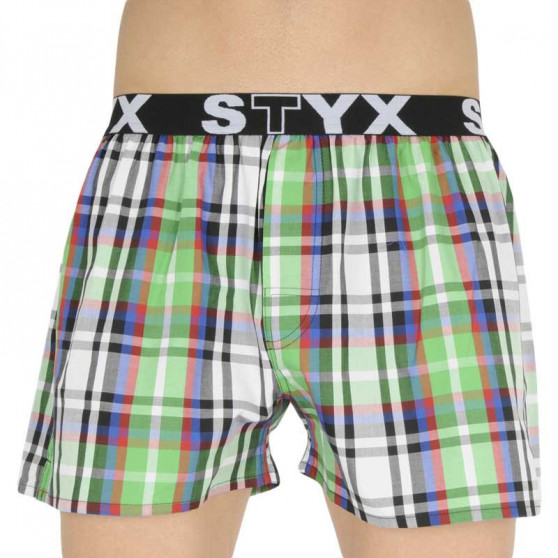 10PACK Boxershorts för herrar Styx sport elastisk flerfärgad (B8313234567890)