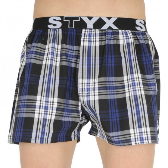 10PACK Boxershorts för herrar Styx sport elastisk flerfärgad (B8313234567890)