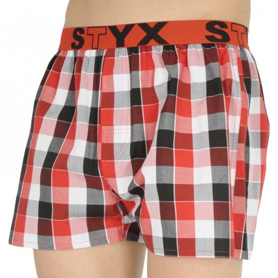 10PACK Boxershorts för herrar Styx sport elastisk flerfärgad (B8313234567890)