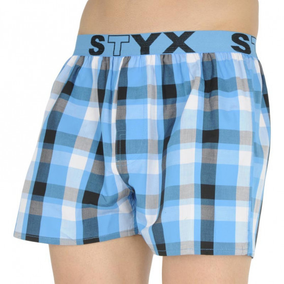 10PACK Boxershorts för herrar Styx sport elastisk flerfärgad (B8313234567890)