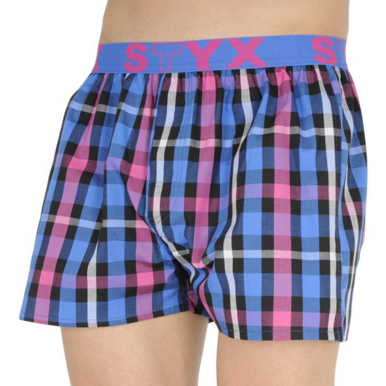 10PACK Boxershorts för herrar Styx sport elastisk flerfärgad (B8313234567890)