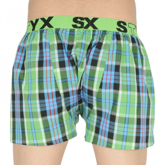 10PACK Boxershorts för herrar Styx sport elastisk flerfärgad (B8313234567890)