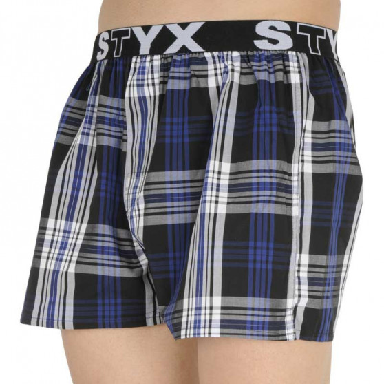 10PACK Boxershorts för herrar Styx sport elastisk flerfärgad (B8313234567890)