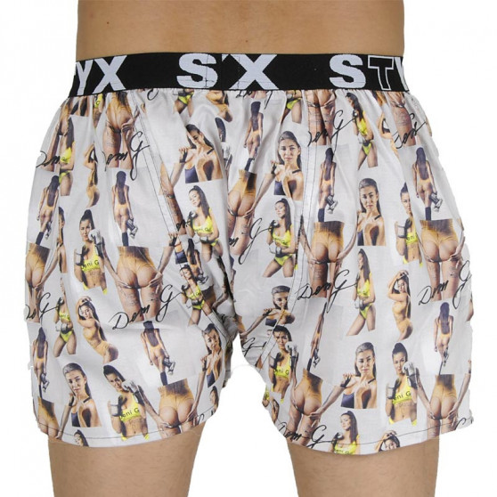 Boxershorts för herrar Styx art sports rubber - Deni G - begränsad upplaga (B1159)