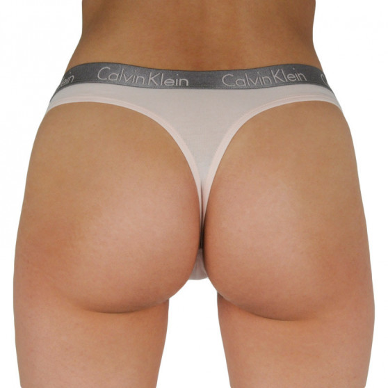 3PACK Stringtrosor för kvinnor Calvin Klein multicolour (QD3560E-T7W)