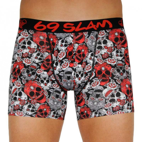 3PACK Boxershorts för herrar 69SLAM fit bamboo mix (PACARS-BB)