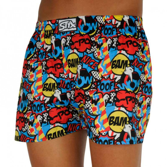 Boxershorts för herrar Styx art klassiskt gummi överdimensionerat poof (E1153)