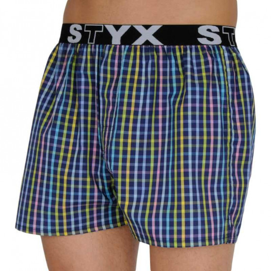 5PACK Boxershorts för herrar Styx sport elastisk flerfärgad (B10107080913)