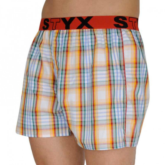 10PACK Boxershorts för herrar Styx sport gummi (B101234567802)