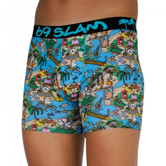 Boxershorts för män 69SLAM fit bali (MBYBAL-PO)