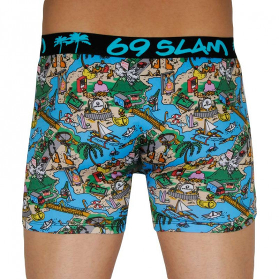 Boxershorts för män 69SLAM fit bali (MBYBAL-PO)