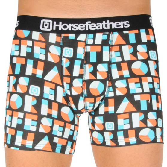 Boxershorts för män Horsefeathers Sidney typo (AM070Z)