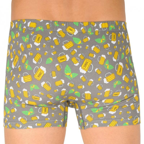 Boxershorts för män VoXX multicolour (Kevin-pivo/malé šedé)