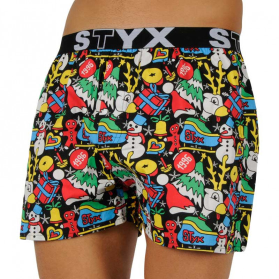 Boxershorts för herrar Styx konst sport gummi jul (B1258)