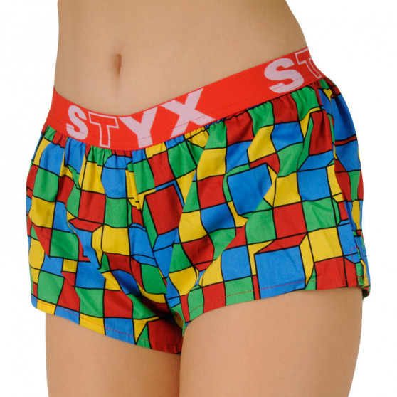 Damshorts Styx konst sport gummikuber (T959)