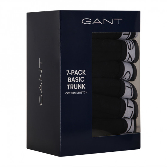 7PACK Boxershorts för herrar Gant svart (902137003-005)