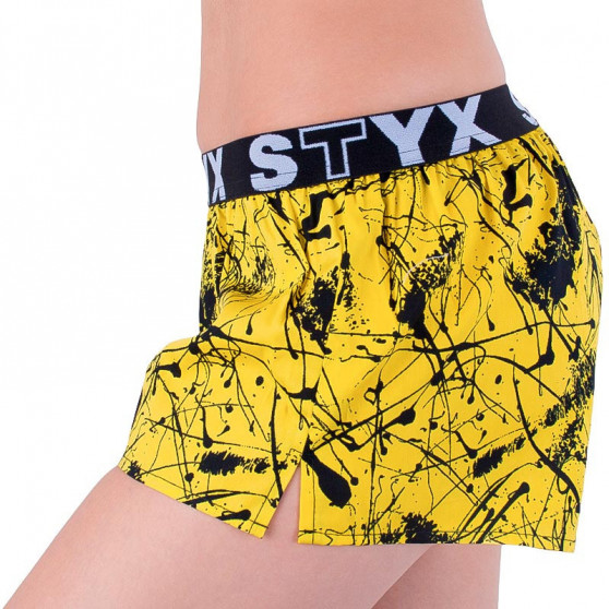 Damshorts Styx art sport gummi Jáchym gul (T751)