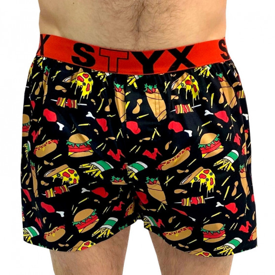 Boxershorts för herrar konst sport gummi och strumpor Styx mat (BH1253)