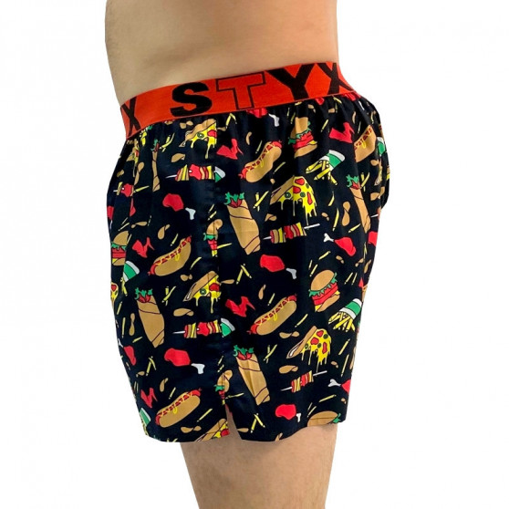 Boxershorts för herrar konst sport gummi och strumpor Styx mat (BH1253)