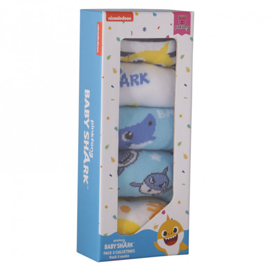 5PACK Babystrumpor Cerdá Baby Shark multicolour (2200007755)