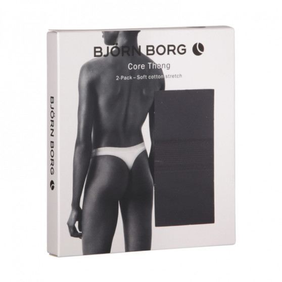 2PACK Stringtrosor för damer Bjorn Borg svart (10000162-MP001)