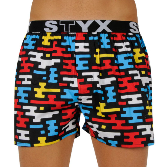 Boxershorts för herrar Styx konst sport gummi platt (B1154)