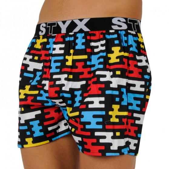 Boxershorts för herrar Styx konst sport gummi platt (B1154)