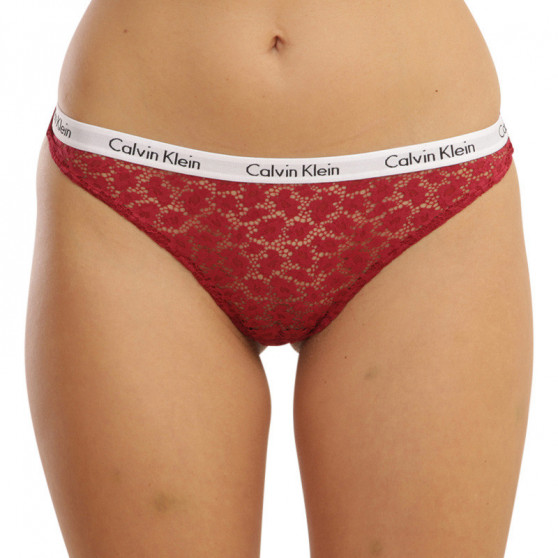 3PACK Brasilianska trosor för kvinnor Calvin Klein multicoloured (QD3925E-W5G)