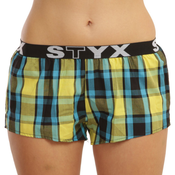 Damshorts Styx sport elastisk flerfärgad (T825)