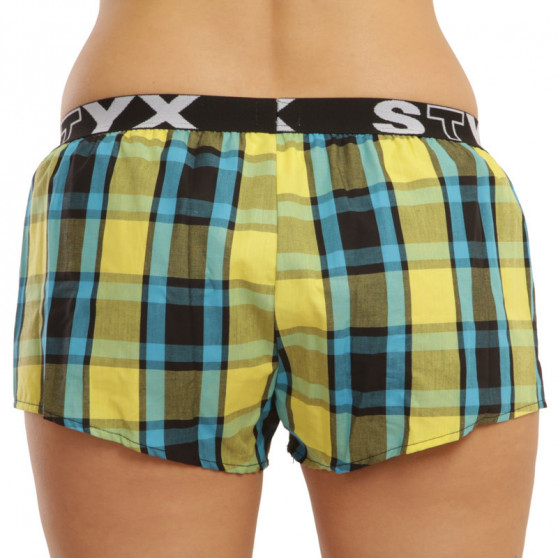 Damshorts Styx sport elastisk flerfärgad (T825)