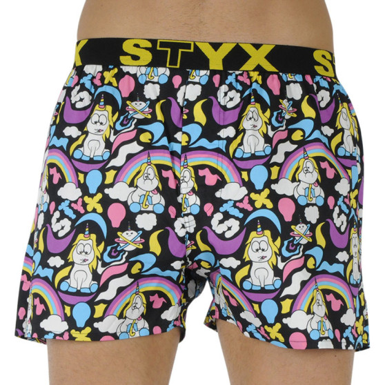 Boxershorts för herrar Styx konst sport gummi Unicorn (B1158)