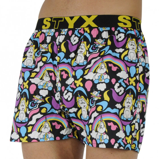 Boxershorts för herrar Styx konst sport gummi Unicorn (B1158)