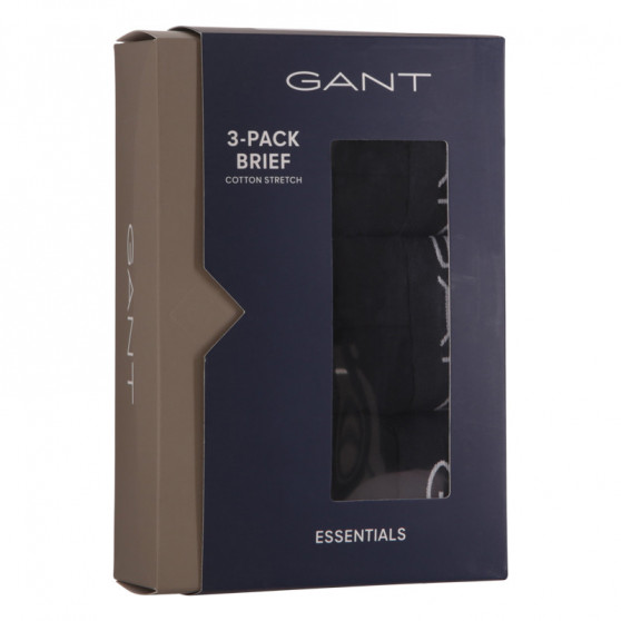 3PACK herrkalsonger Gant svart (900003001-005)