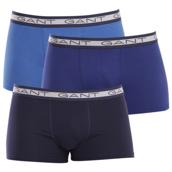 3PACK Boxershorts för herrar Gant blå (902033153-405)