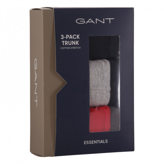 3PACK Boxershorts för herrar Gant multicolour (902133053-620)