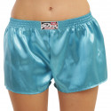 Damshorts Styx klassisk elastisk satin blå (L967)